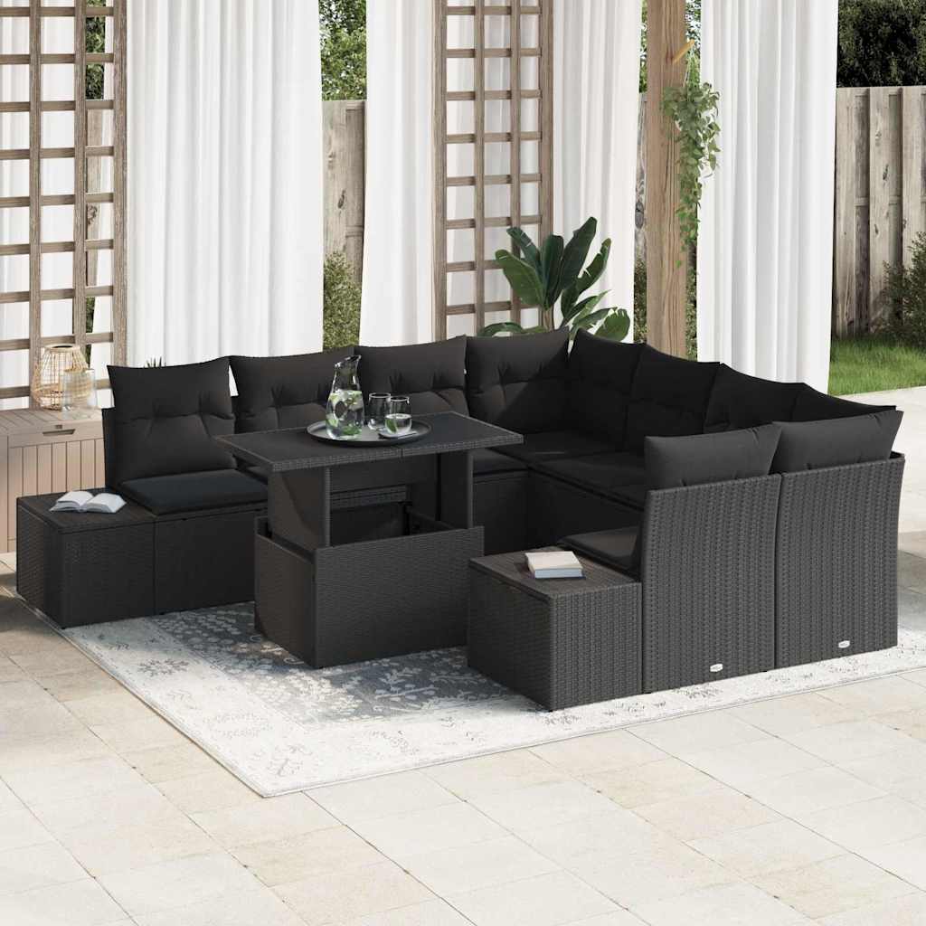 Tuin Sofa Set 9 Pcs En Licht 100 X 55 X 73 Cm