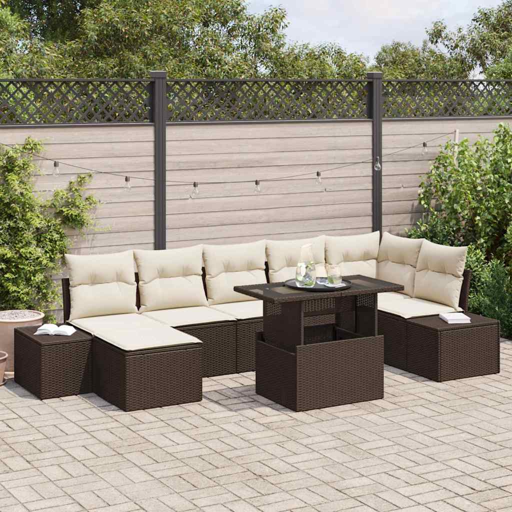 Tuin Sofa Set Met Kussen 8 Pcs