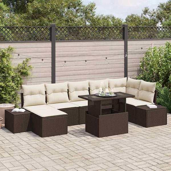 Tuin Sofa Set Met Kussen 8 Pcs