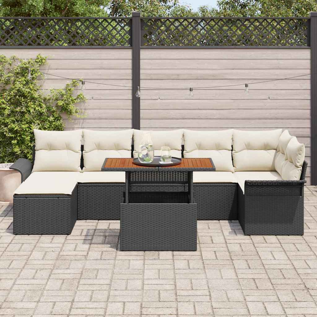 Tuin Sofa Set Met Kussen 8 Pcs