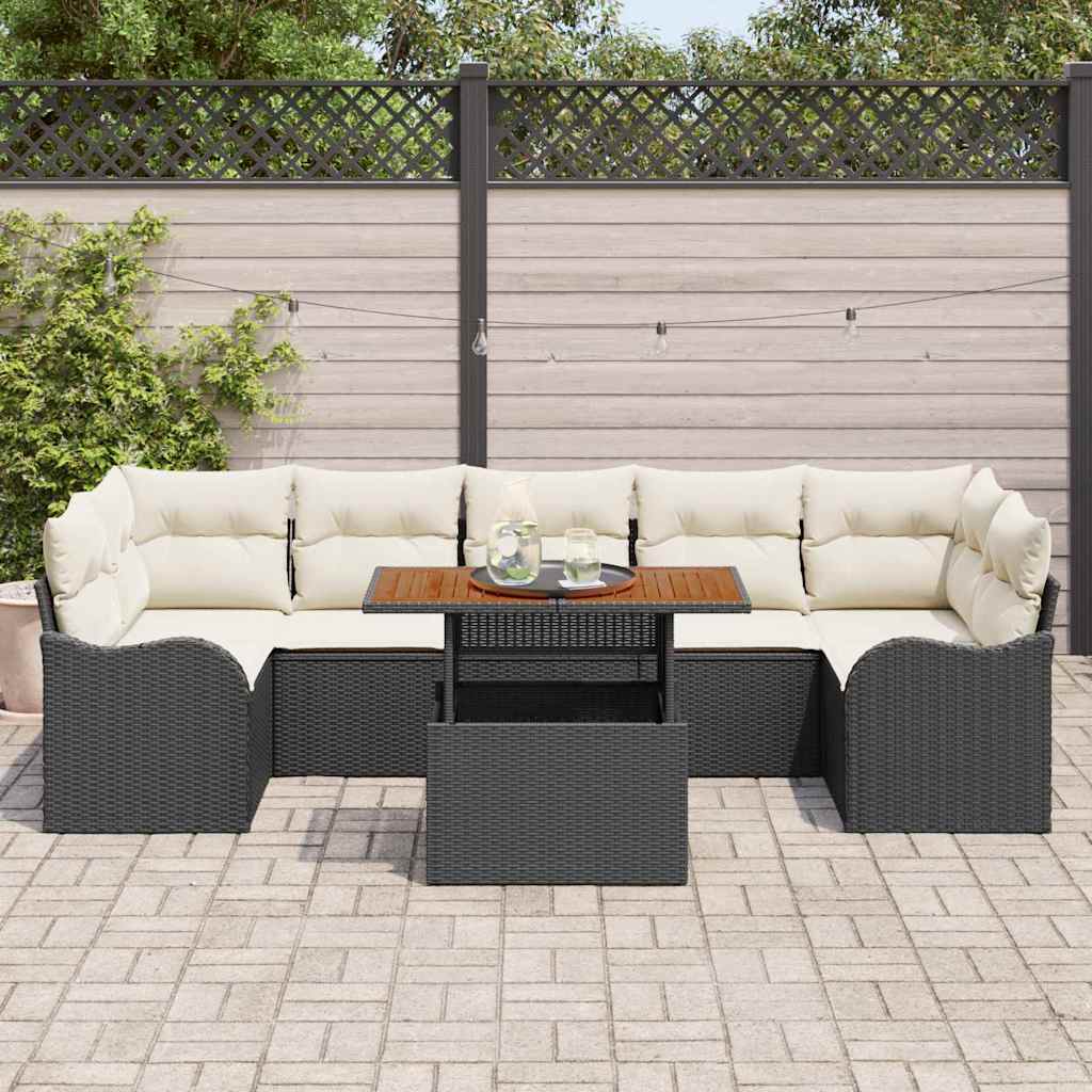 Tuin Sofa Set Met Kussen 8 Pcs 100 X 55 X 73 Cm