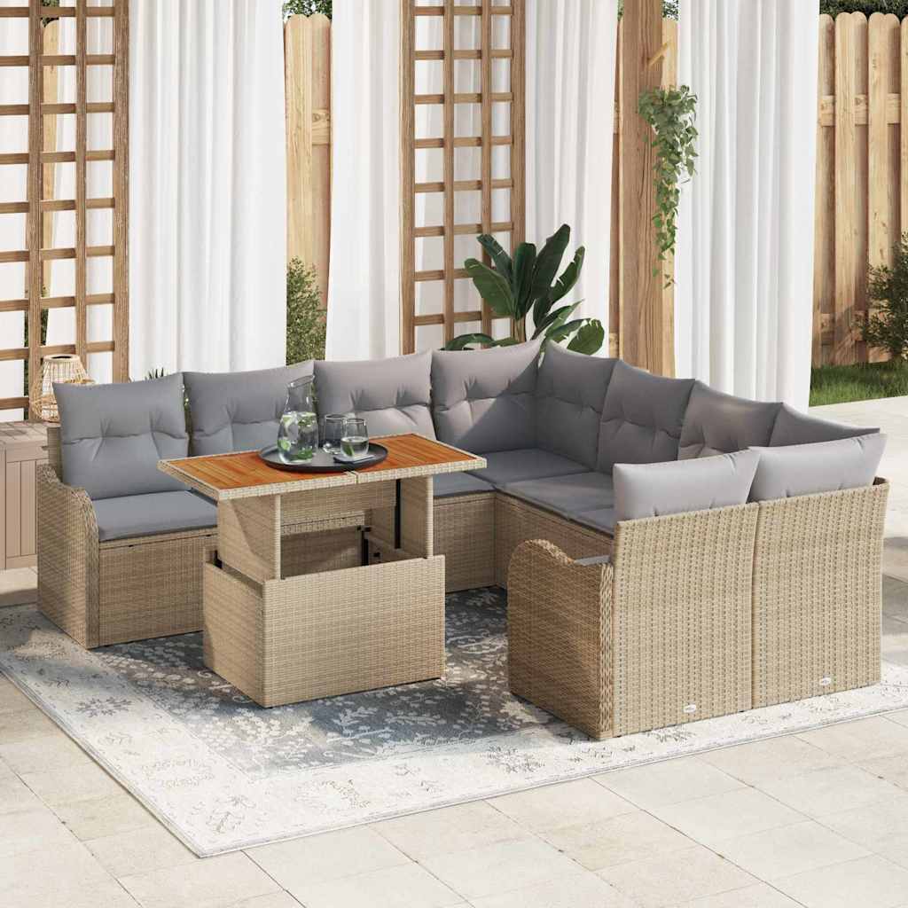Tuin Sofa Set Met Kussen 7 Pcs 100 X 55 X 73 Cm