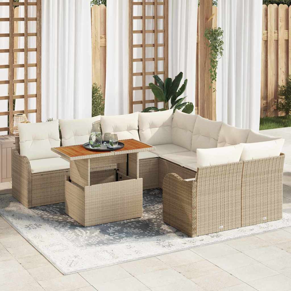 Tuin Sofa Set Met Kussen 7 Pcs 100 X 55 X 73 Cm
