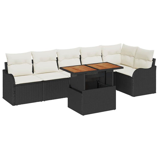 Tuin Sofa Set Met Kussen 7 Pcs 100 X 55 X 73 Cm