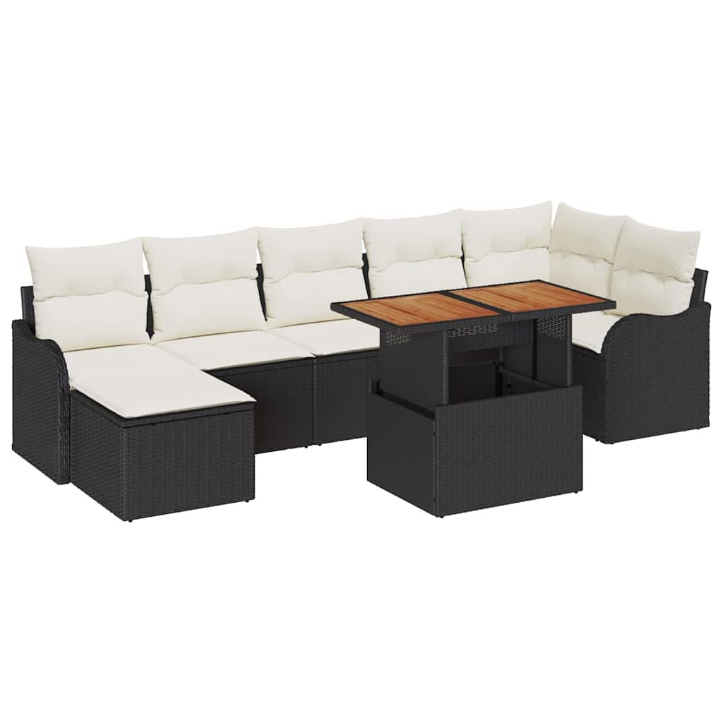 Tuin Sofa Set Met Kussen Met Opslag 8 Pcs
