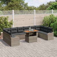 Tuin Sofa Set Met Kussen 11 Pcs 100 X 55 X 73 Cm