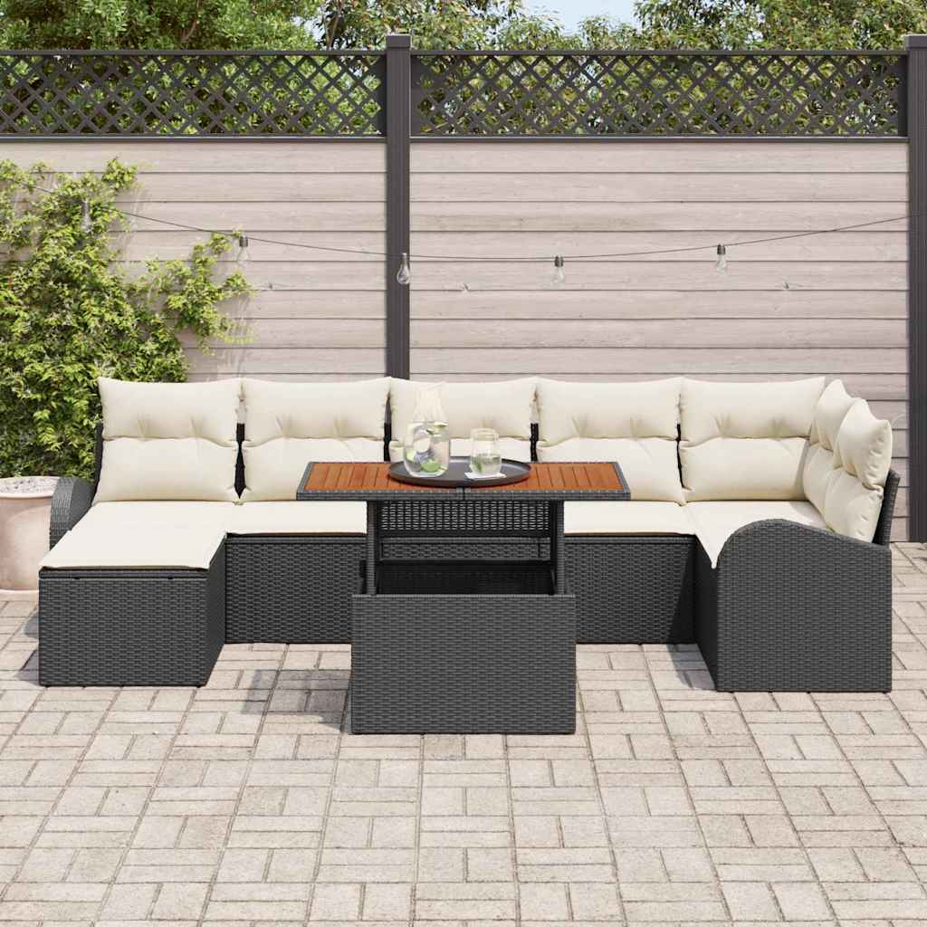 Tuin Sofa Set Met Kussen 8 Pcs