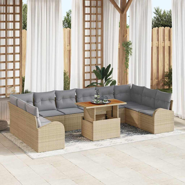 Tuin Sofa Set 11 Pcs 100 X 55 X 73 Cm