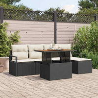 Tuin Eetset Met Kussen 6 Pcs