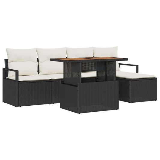Tuin Eetset Met Kussen 6 Pcs