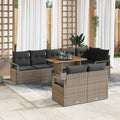 Tuin Sofa Set Met Kussen 9 Pcs 100 X 55 X 73 Cm