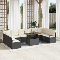 Tuin Sofa Set Met Kussen 11 Pcs 100 X 55 X 73 Cm