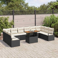 Tuin Sofa Set Met Kussen 11 Pcs 100 X 55 X 73 Cm