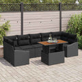 Tuin Eetset Met Kussen 100 X 55 X 73 Cm