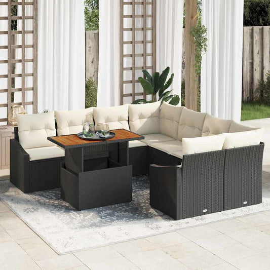 Tuin Eetset Met Kussen 100 X 55 X 73 Cm