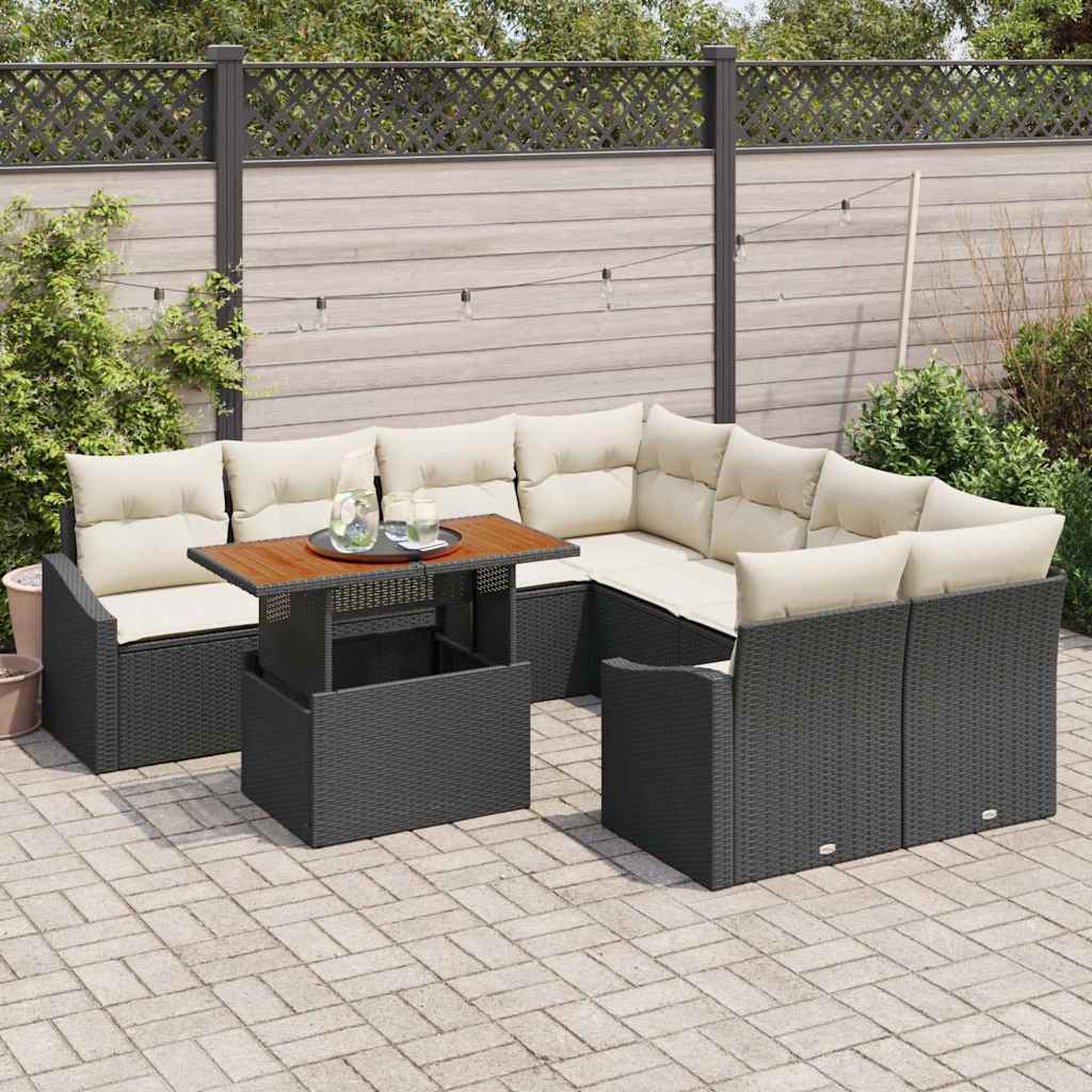 Tuin Eetset Met Kussen 100 X 55 X 73 Cm