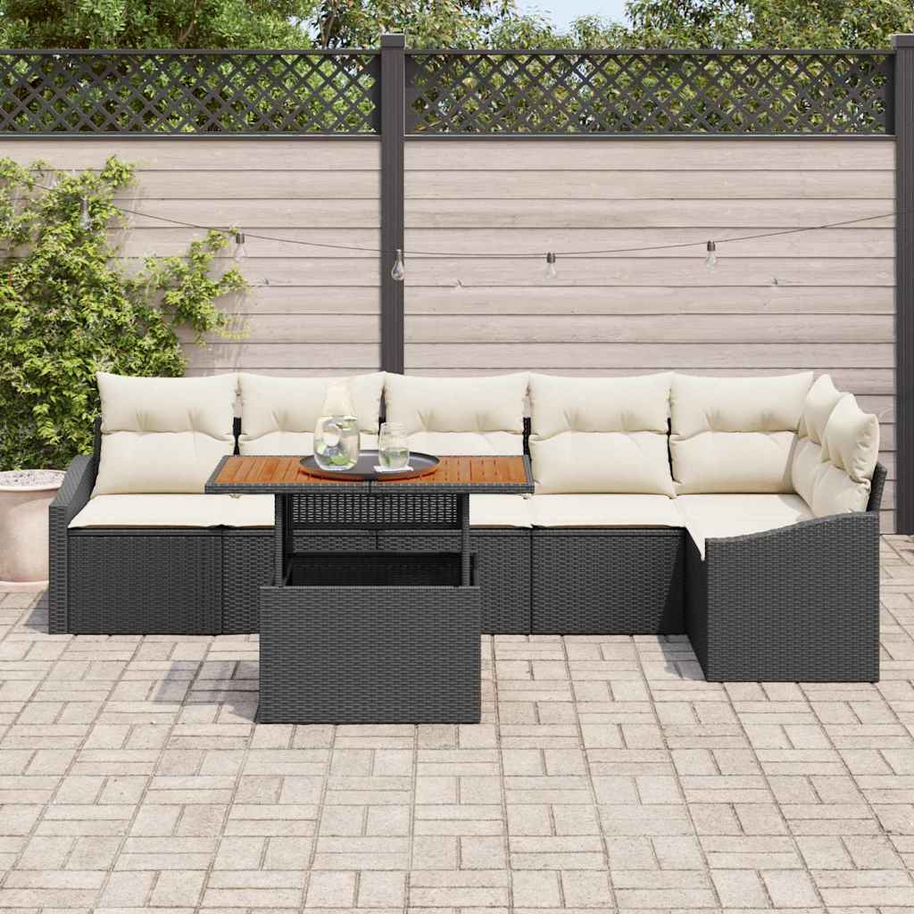 Tuin Eetset Met Kussen 100 X 55 X 73 Cm