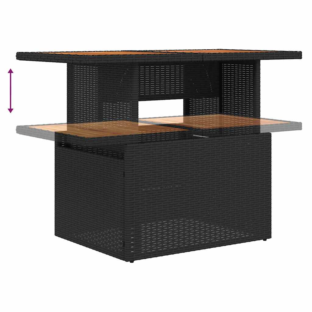 Tuin Eetset Met Kussen 100 X 55 X 73 Cm