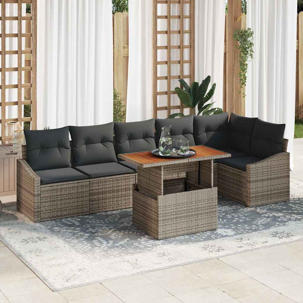 Tuin Eetset Met Kussen 100 X 55 X 73 Cm