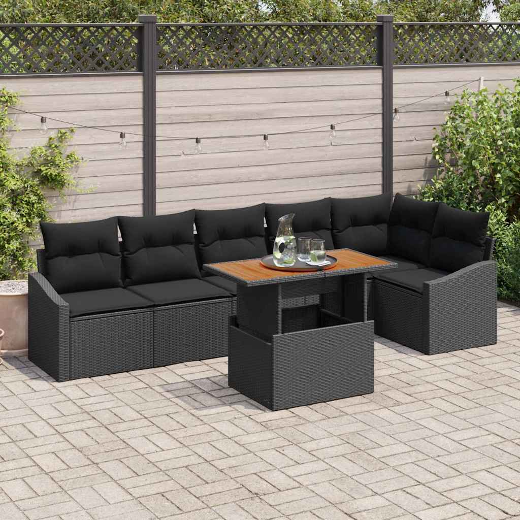Tuin Eetset Met Kussen 100 X 55 X 73 Cm
