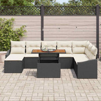 Tuin Eetset Met Kussen 9 Pcs