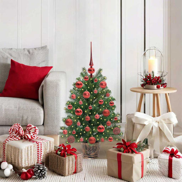 Kunstkerstboom Met 150 Led Met Standaard Groen Pe En Pvc