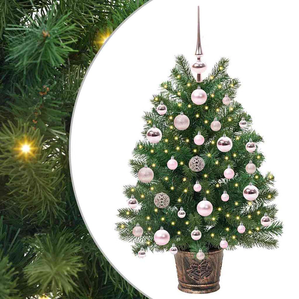 Kunstkerstboom Met 150 Led Met Standaard Groen Pe En Pvc