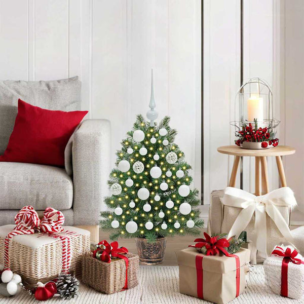 Kunstkerstboom Met 150 Led Met Standaard Groen Pe En Pvc