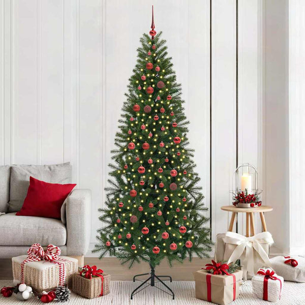 Kunstkerstboom Met 150 Led Met Standaard Groen Pe En Pvc