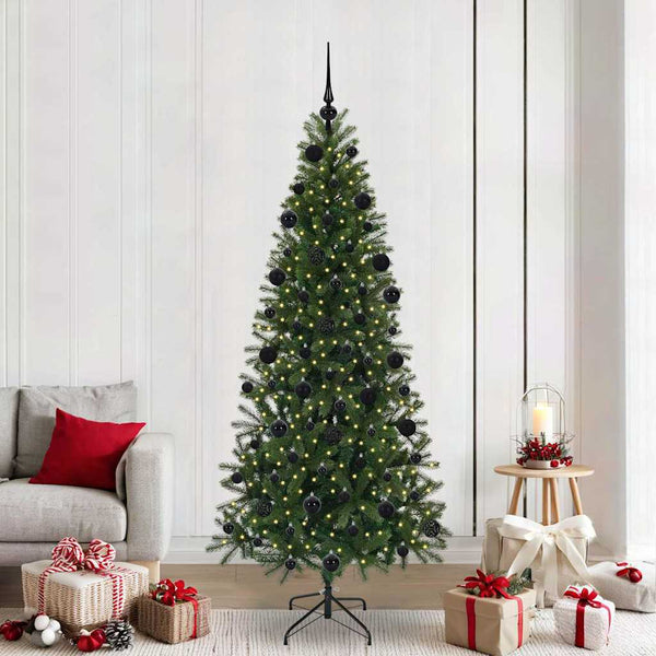 Kunstkerstboom Met 150 Led Met Standaard Groen Pe En Pvc