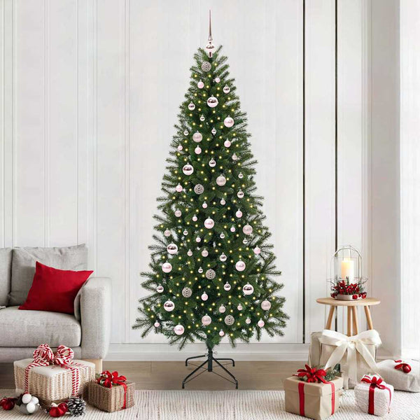 Kunstkerstboom Met 150 Led Met Standaard Groen Pe En Pvc