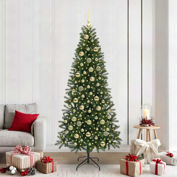 Kunstkerstboom Met 150 Led Met Standaard Groen Pe En Pvc
