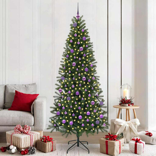 Kunstkerstboom Met 150 Led Met Standaard Groen Pe En Pvc