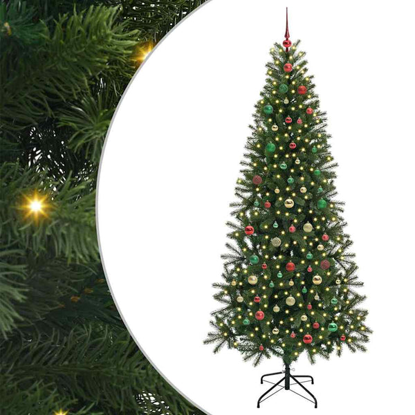 Kunstkerstboom Met 150 Led Met Standaard Groen Pe En Pvc