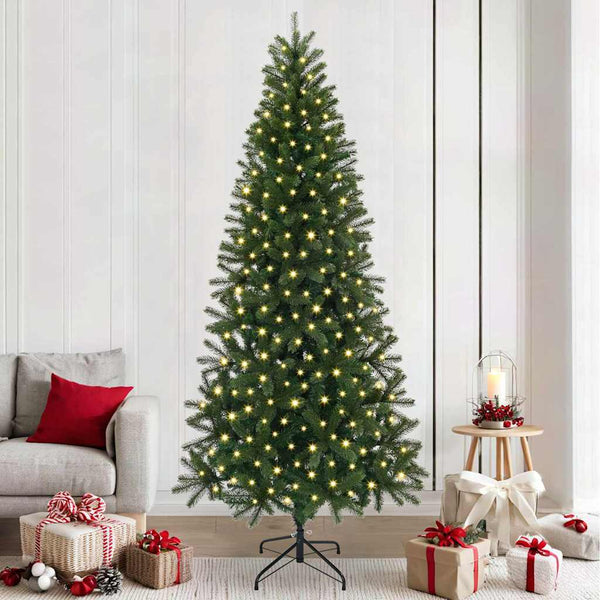Kunstkerstboom Met 150 Led Met Standaard Groen Pe En Pvc