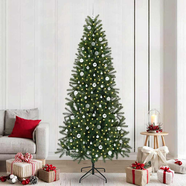 Kunstkerstboom Met 150 Led Met Standaard Groen Pe En Pvc
