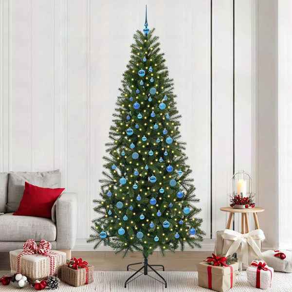 Kunstkerstboom Met 150 Led Met Standaard Groen Pe En Pvc
