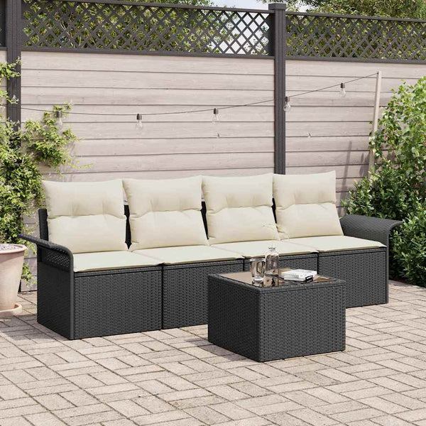 Tuin Sofa Set Met Kussen 5 Pcs 55 X 55 X 37 Cm
