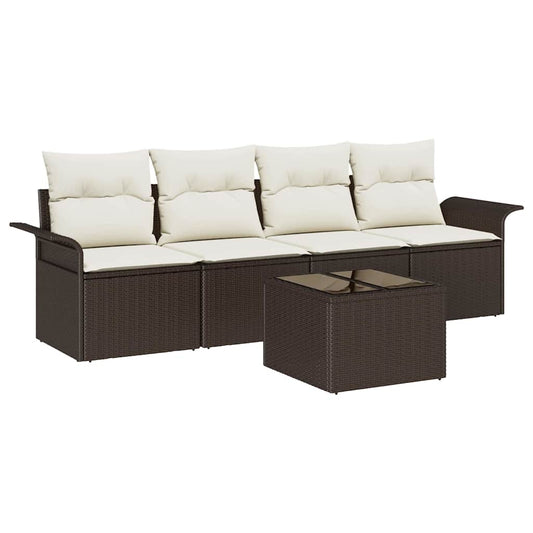 Tuin Sofa Set Met Kussen 5 Pcs 55 X 55 X 37 Cm