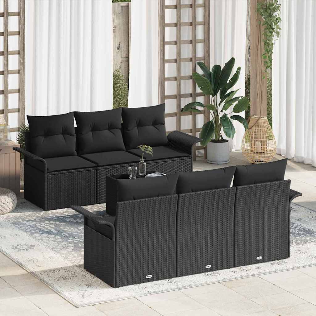Tuin Sofa Set Met Kussen 7 Pcs En Crème 55 X 55 X 37 Cm