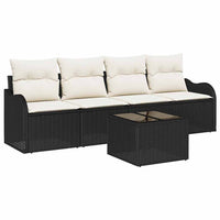 Tuin Sofa Set Met Kussen 5 Pcs En Crème 55 X 55 X 37 Cm