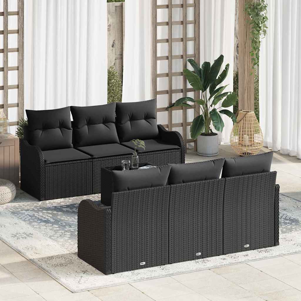 Tuin Sofa Set Met Kussen 7 Pcs En Crème 55 X 55 X 37 Cm
