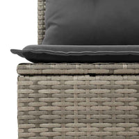 Tuin Sofa Set Met Kussen Met Opslag 6 Pcs Poly Riet