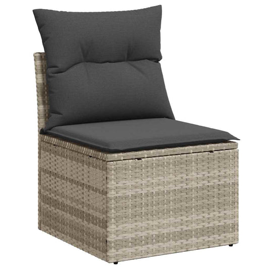 Tuin Sofa Set Met Kussen 10 Pcs Poly Riet