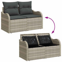 Tuin Sofa Set Met Kussen 10 Pcs Poly Riet