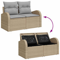 Tuin Sofa Set Met Kussen 5 Pcs En Grijs 55 X 55 X 37 Cm