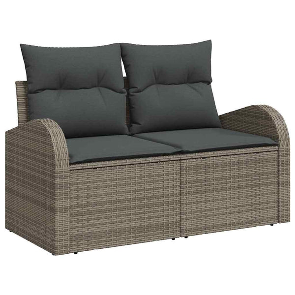 Tuin Sofa Set Met Kussen 6 Pcs En Crème 55 X 55 X 37 Cm