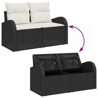 Tuin Sofa Set Met Kussen 8 Pcs En Crème 55 X 55 X 37 Cm