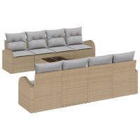 Tuin Sofa Set Met Kussen 9 Pcs En Grijs 55 X 55 X 37 Cm