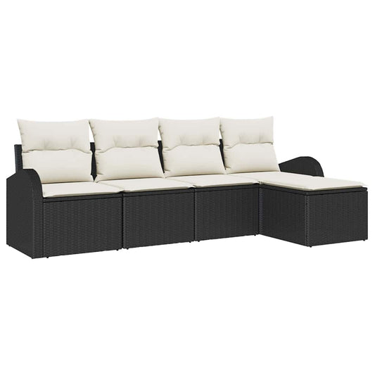 Tuin Sofa Set Met Kussen 5 Pcs Poly Riet